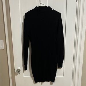 Chic Black Long Sleeve Dress